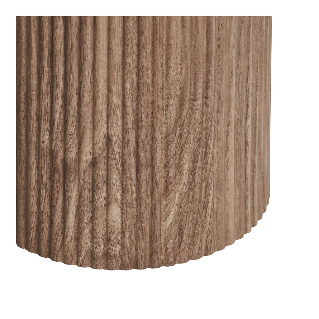 Athens Console Table — White / Brown