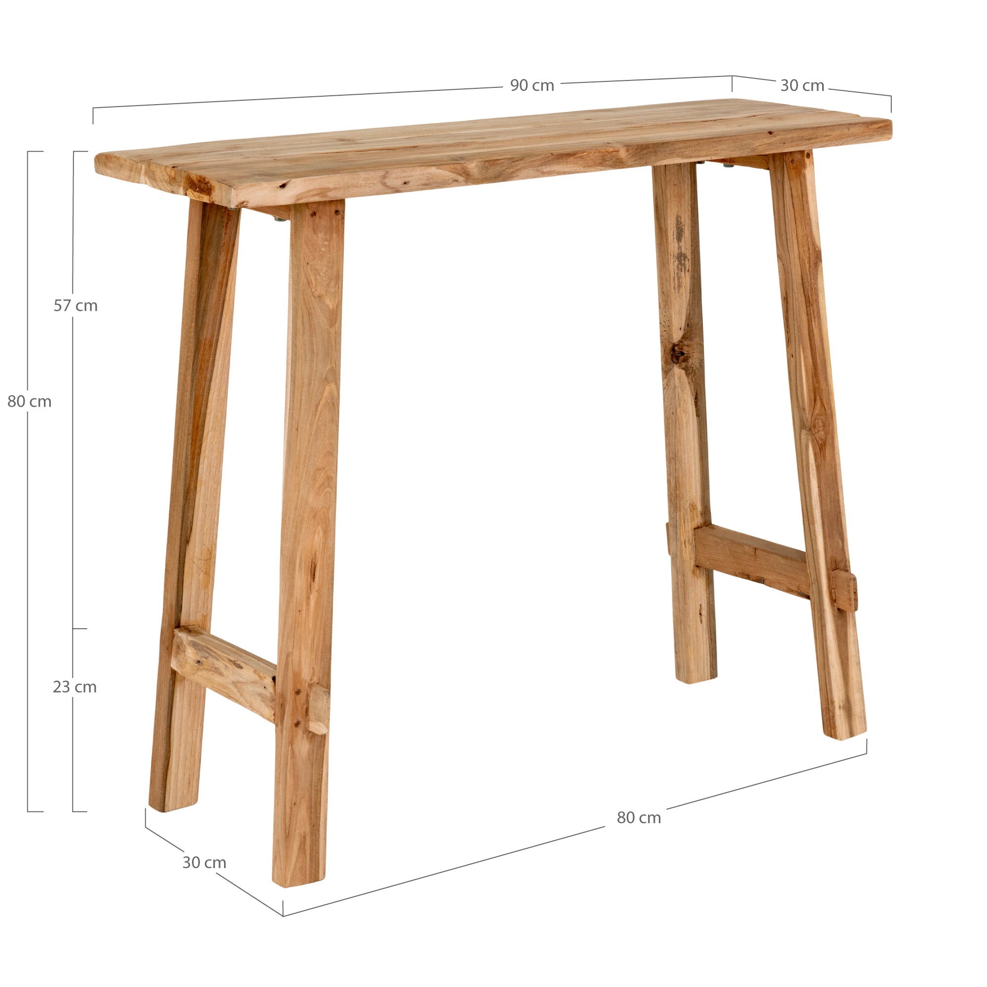 Girona Console Table — Natural