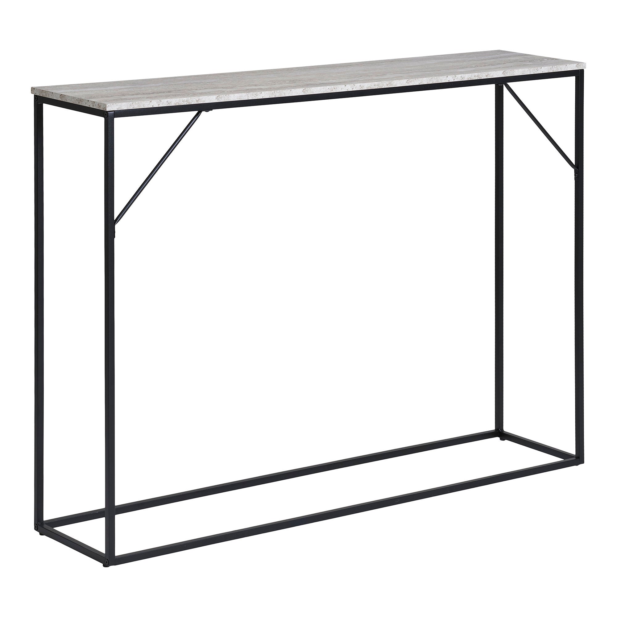 Vita Console Table — Black / Natural
