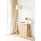 Larvik Console Table — Nature / Off-white