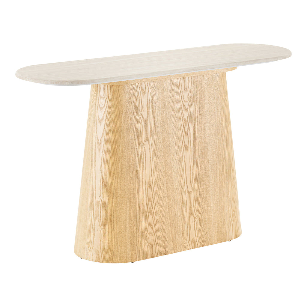Larvik Console Table — Nature / Off-white