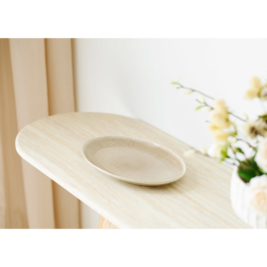 Larvik Console Table — Nature / Off-white