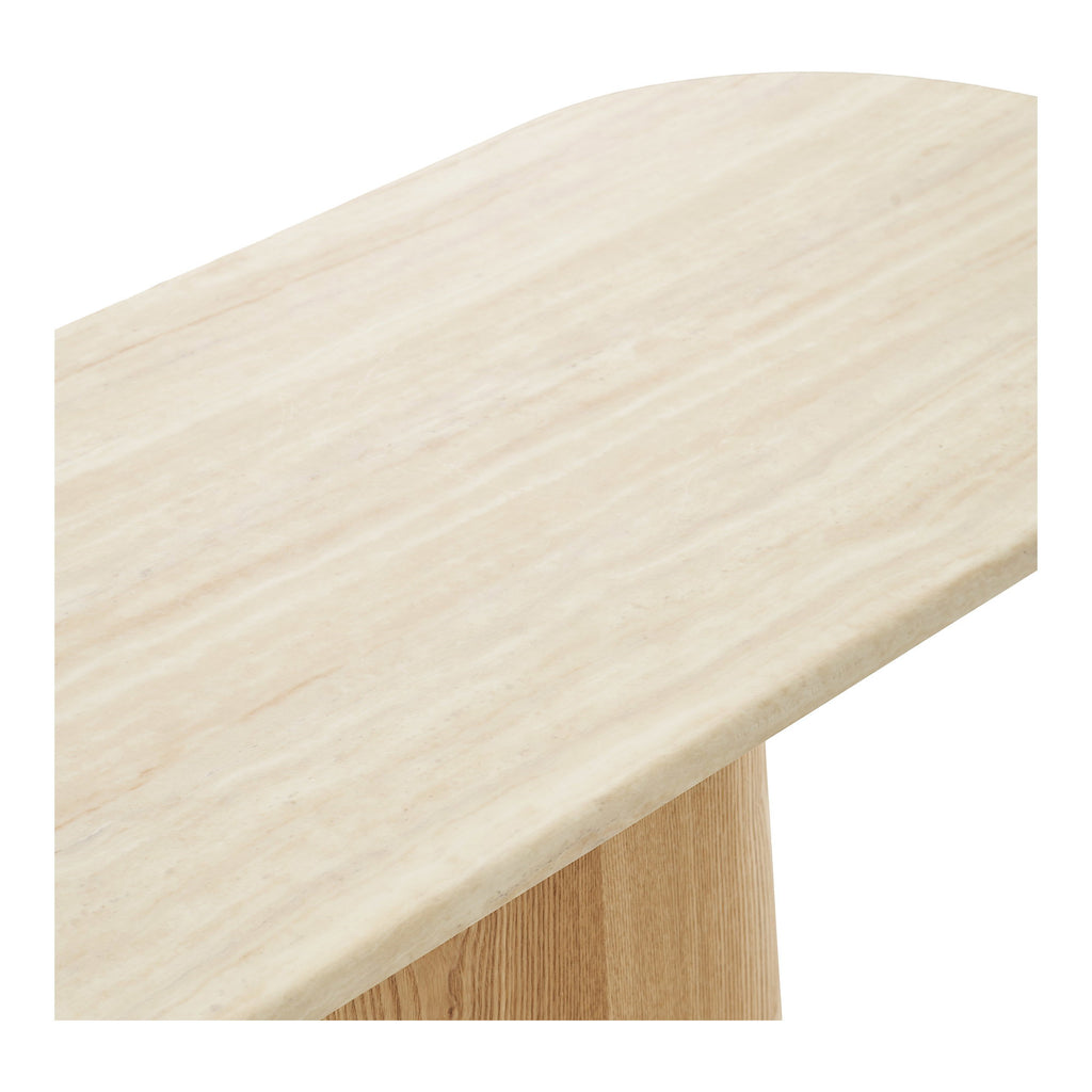 Larvik Console Table — Nature / Off-white