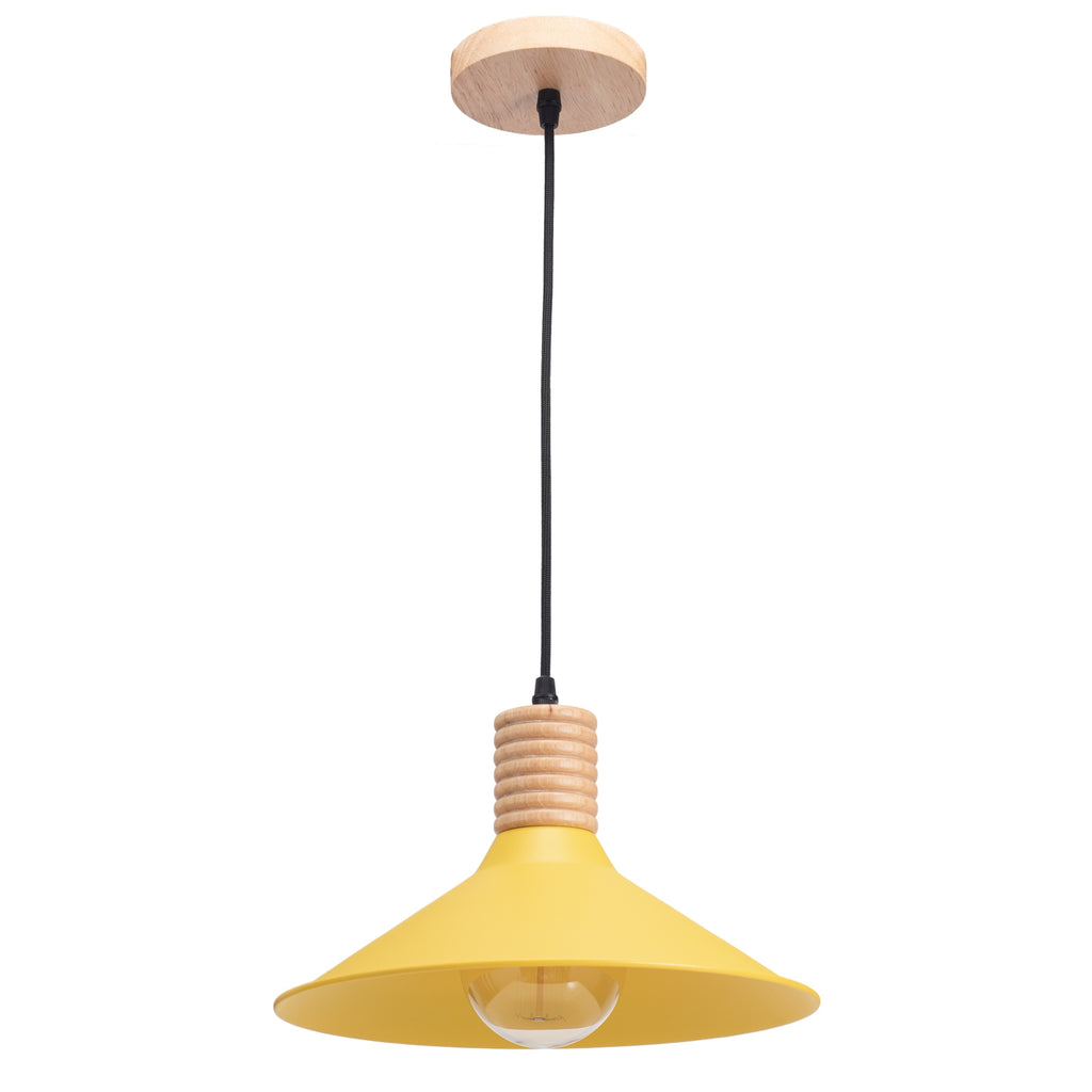 Plate Wood Yellow