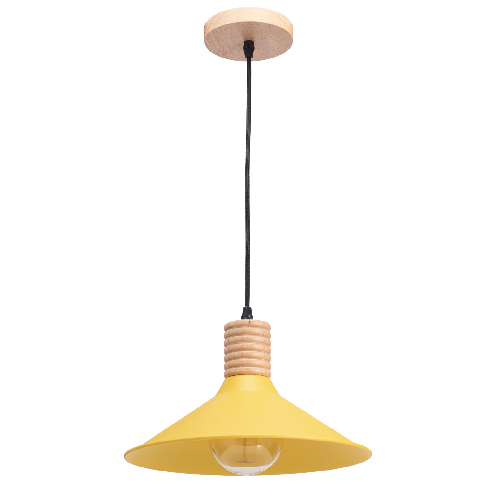Plate Wood Yellow