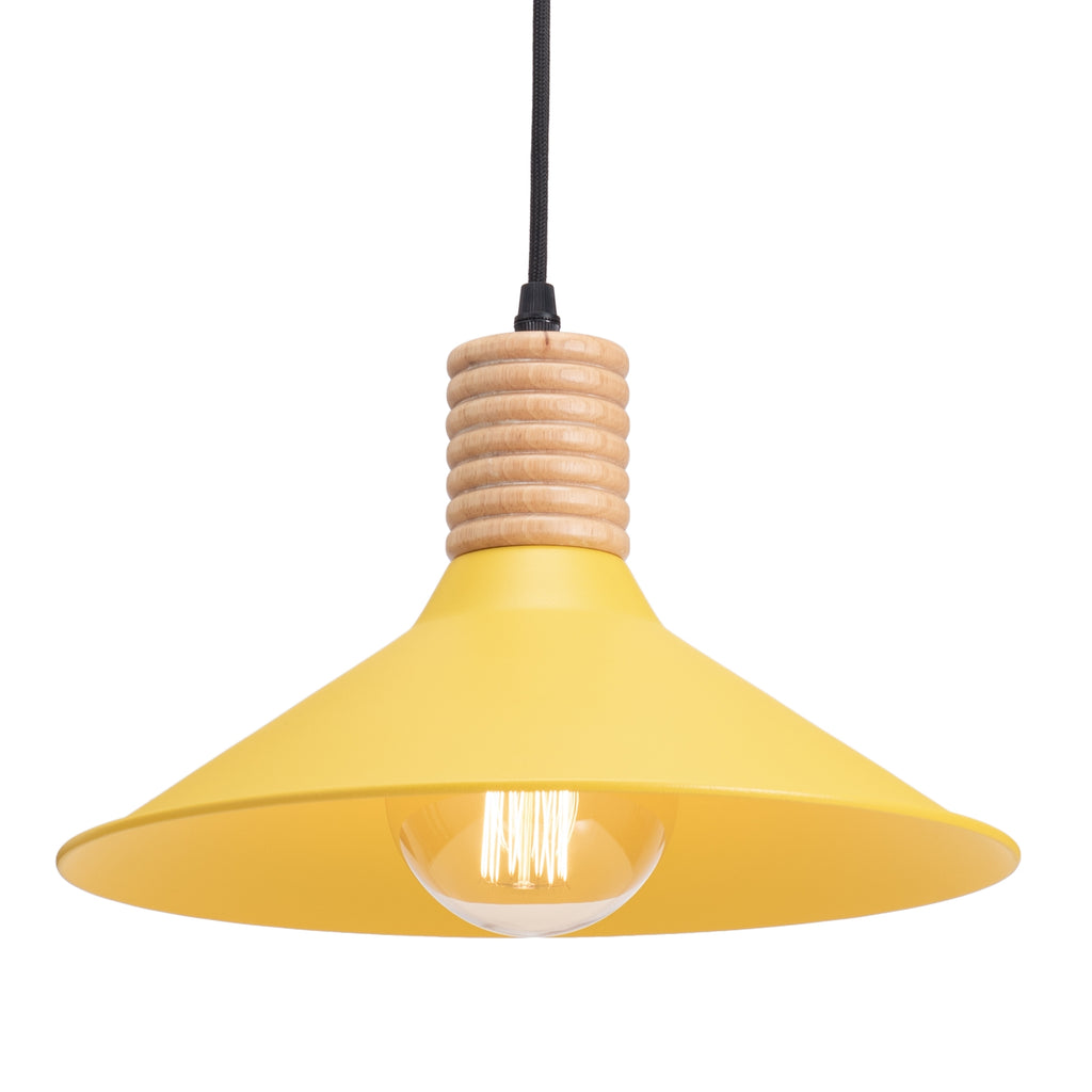 Plate Wood Yellow 2