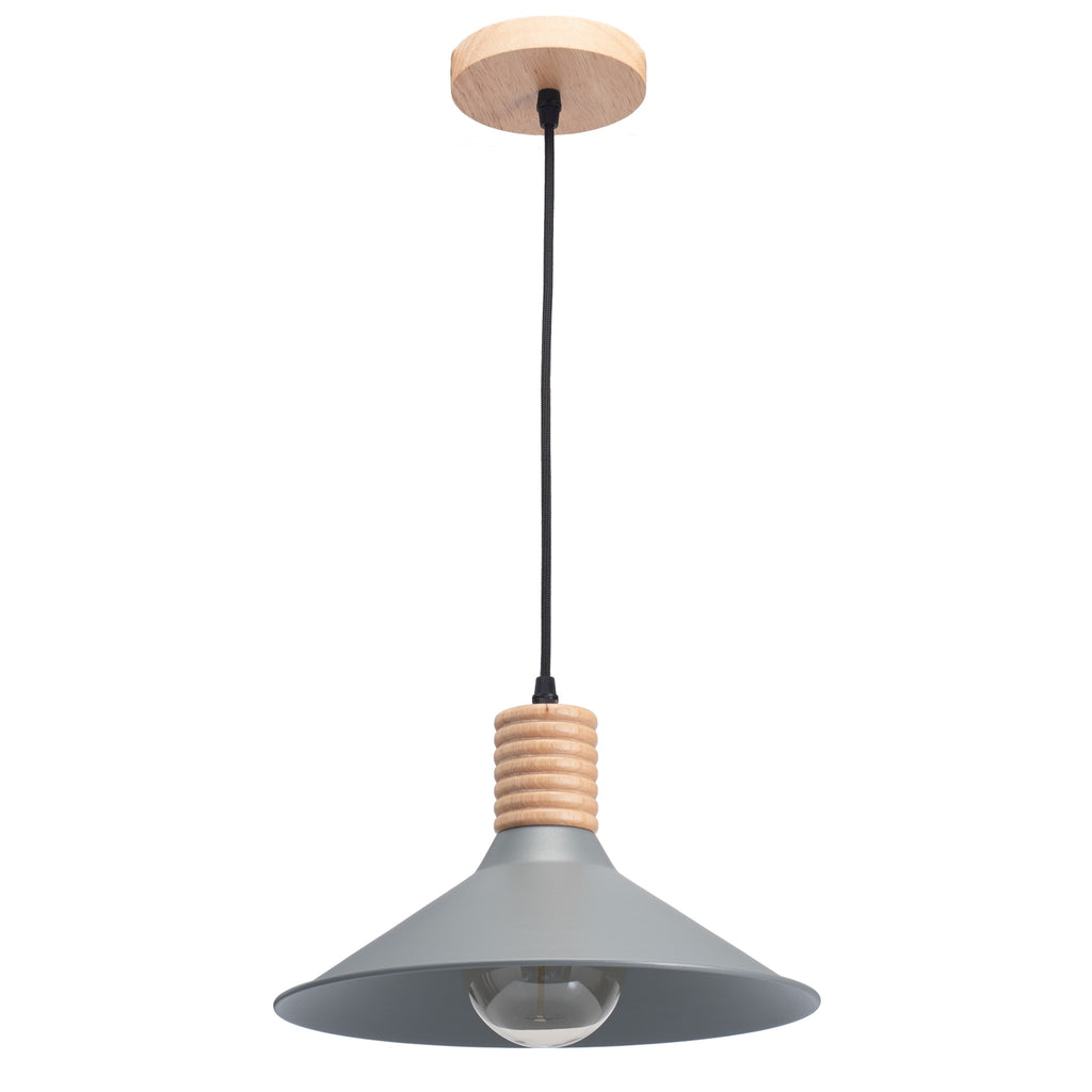 Plate Wood Grey