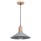 Plate Wood Grey
