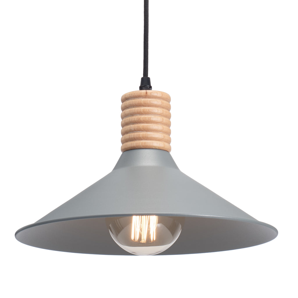 Plate Wood Grey 2