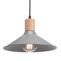 Plate Wood Grey 2