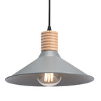 Plate Wood Grey 2