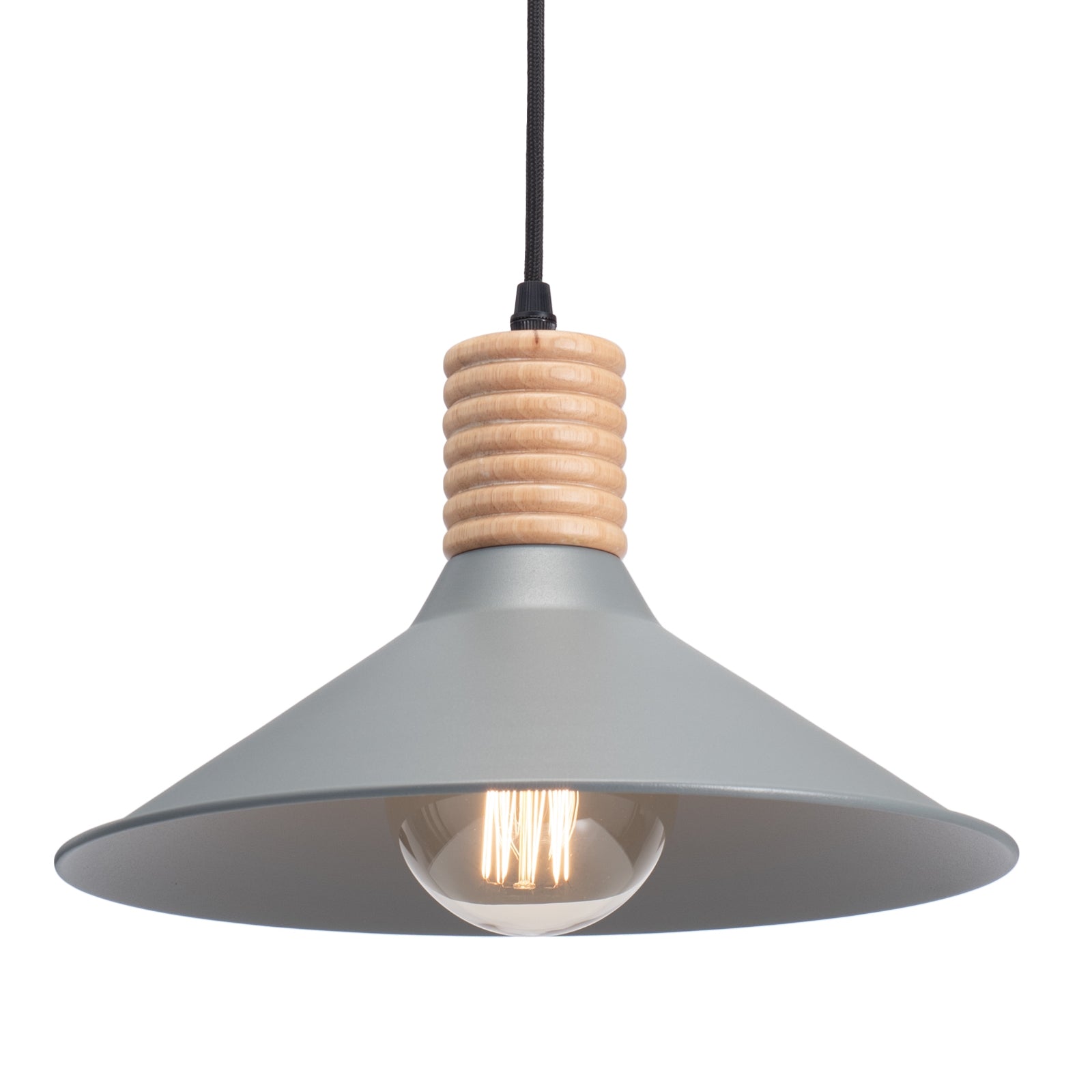 Plate Wood Grey 2