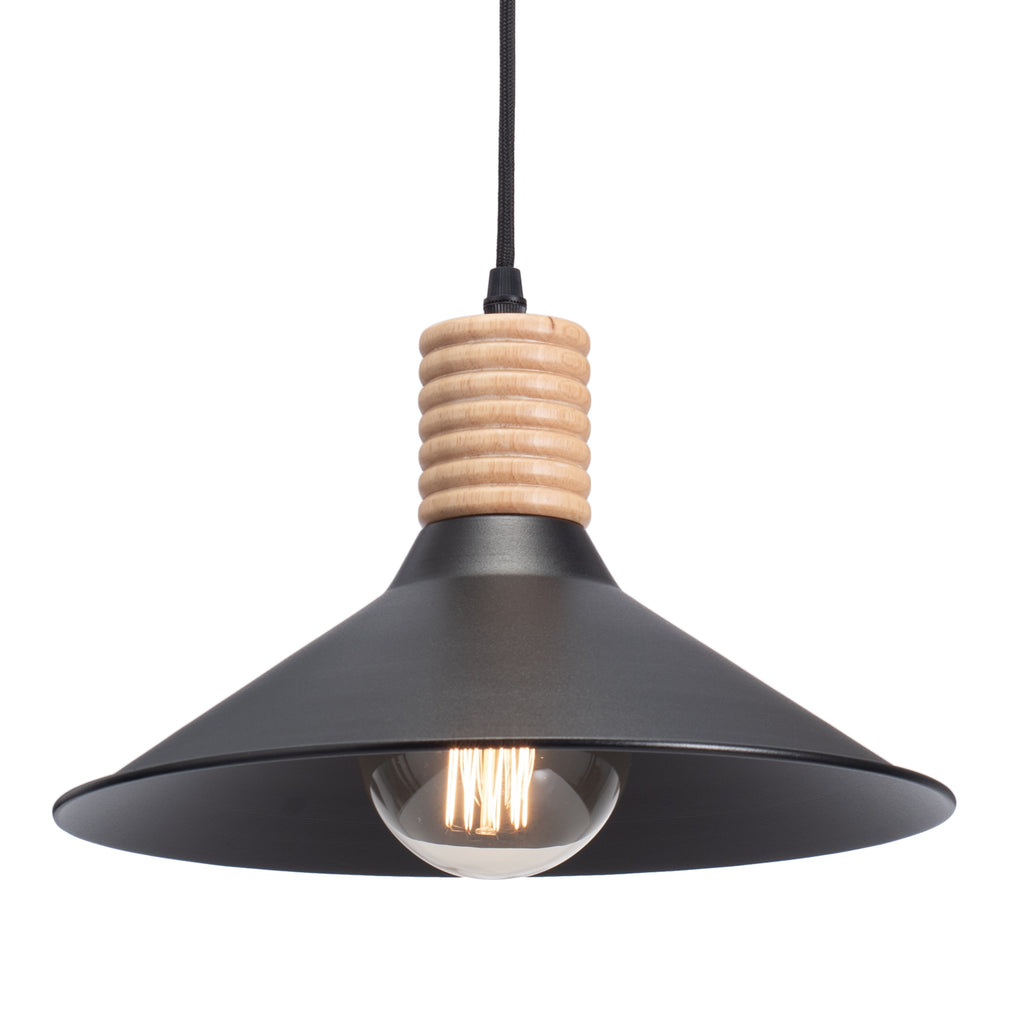 Plate Wood Black 2