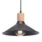 Plate Wood Black 2