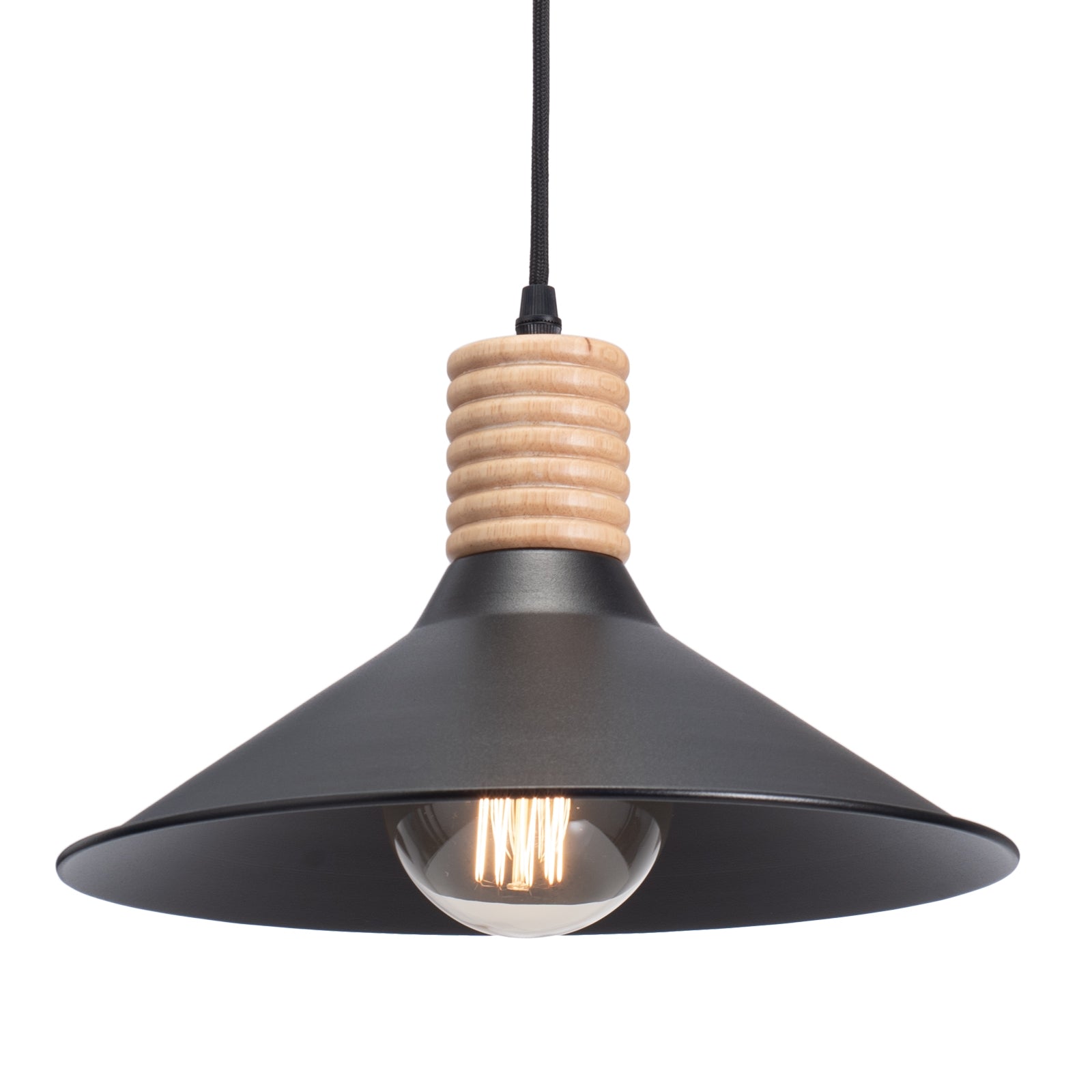 Plate Wood Black 2
