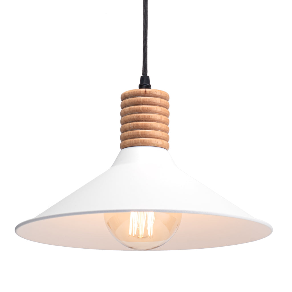 Plate Wood White 2