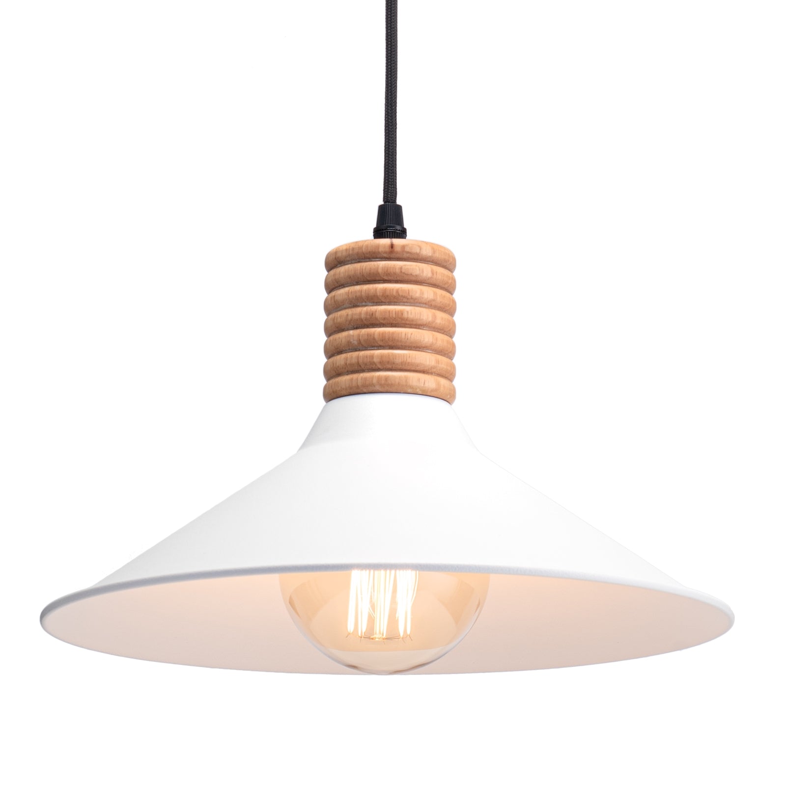 Plate Wood White 2