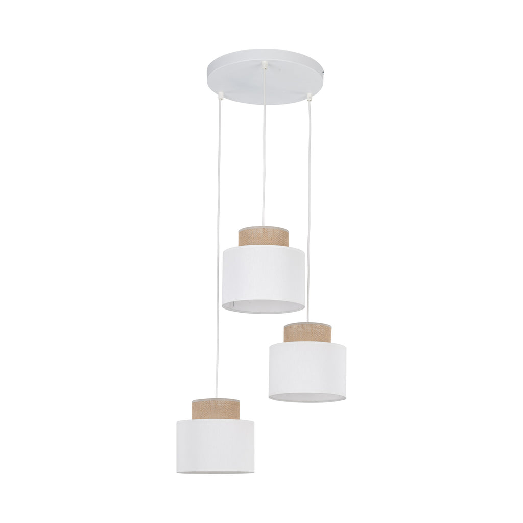Duo White Round