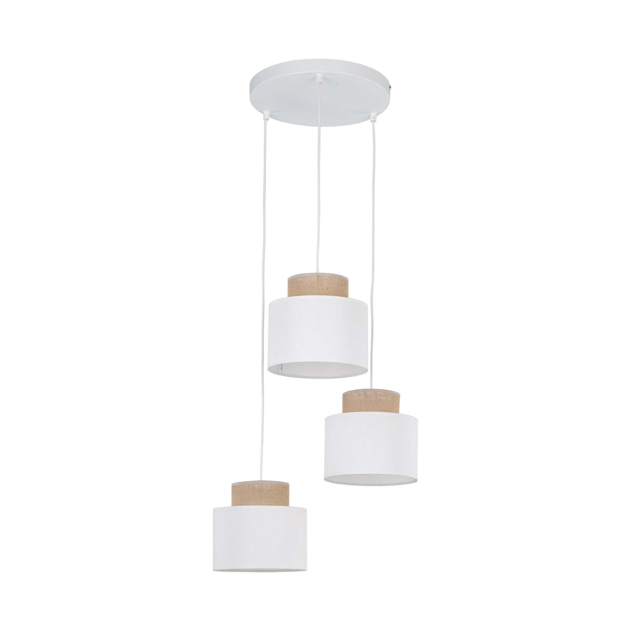 Duo White Round