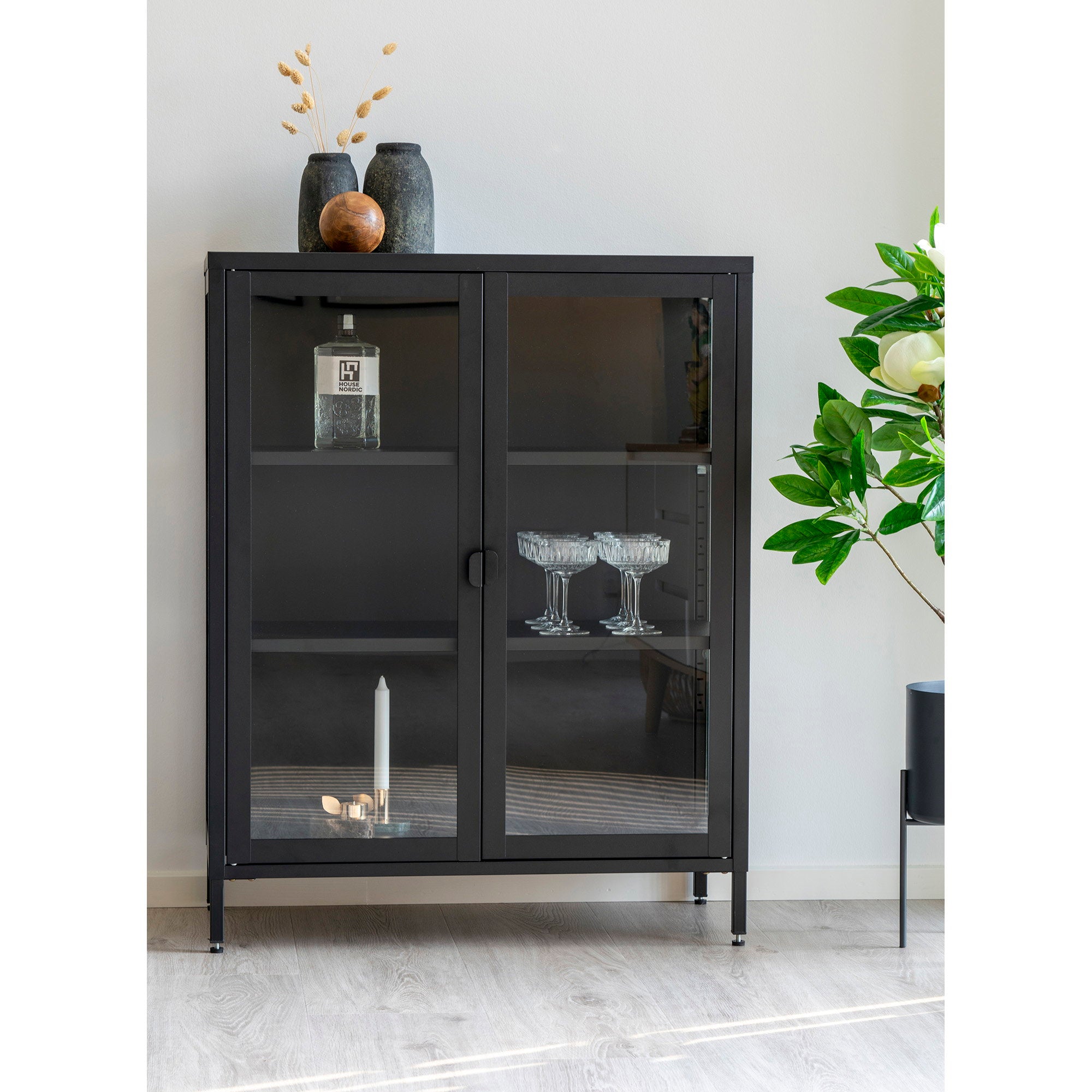 Brisbane Display Cabinet — Black
