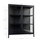 Brisbane Display Cabinet — Black