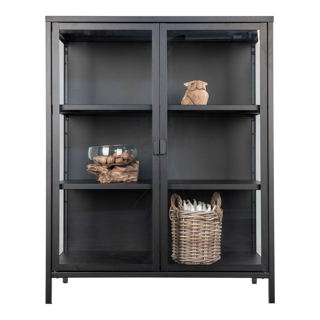 Brisbane Display Cabinet — Black