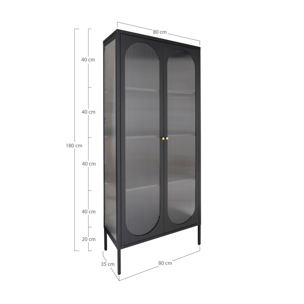 Adelaide Display Cabinet — Black