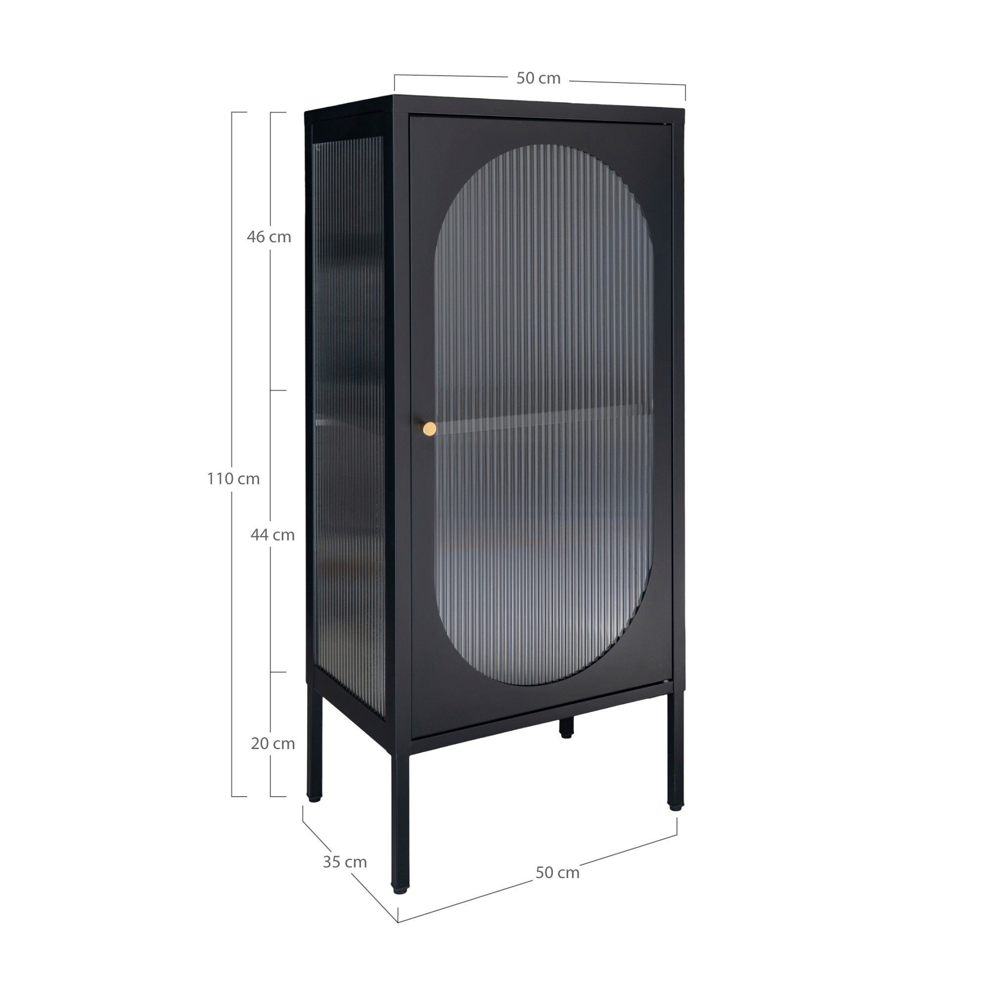 Adelaide Display Cabinet — Black