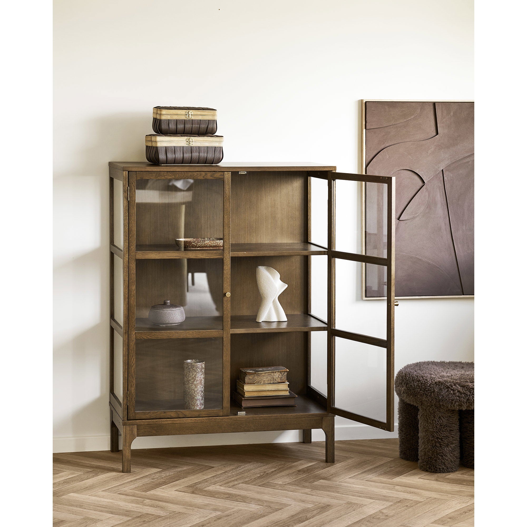Zamora Cabinet — Dark Brown