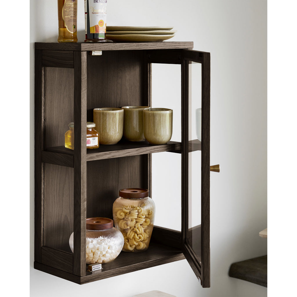 Zamora Wall Hanging Cabinet — Dark Brown