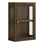 Zamora Wall Hanging Cabinet — Dark Brown