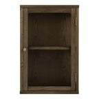 Zamora Wall Hanging Cabinet — Dark Brown