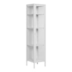 Brisbane Slim Display Cabinet — White