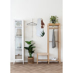 Brisbane Slim Display Cabinet — White