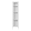 Brisbane Slim Display Cabinet — White