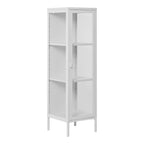 Brisbane Slim Display Cabinet — White