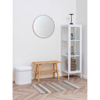 Brisbane Slim Display Cabinet — White
