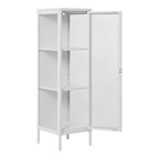 Brisbane Slim Display Cabinet — White