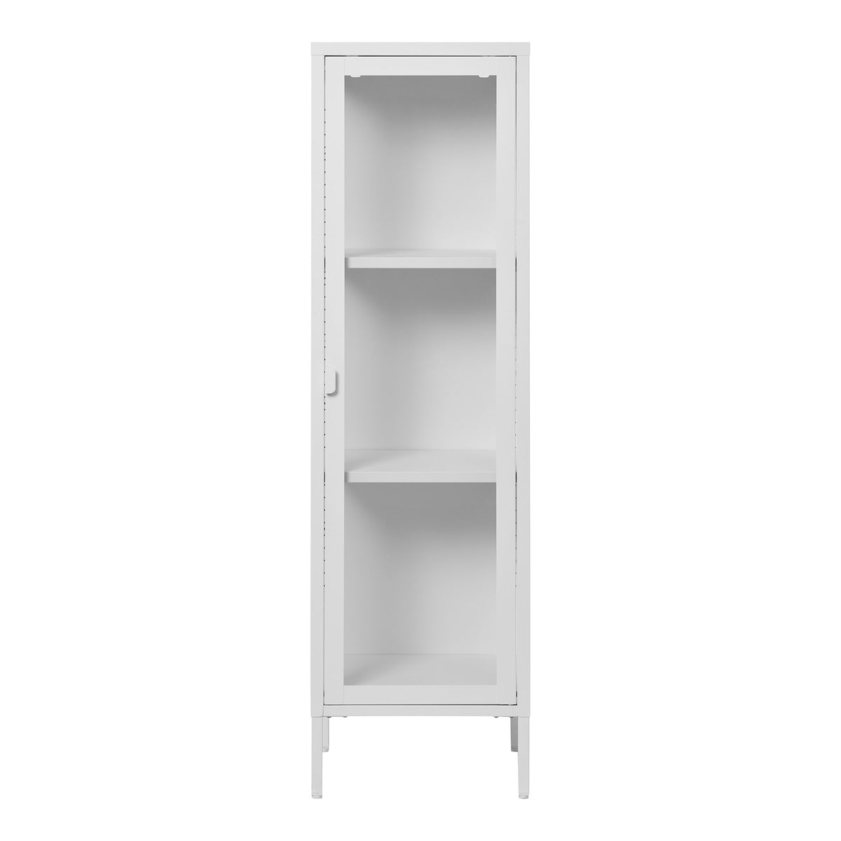 Brisbane Slim Display Cabinet — White