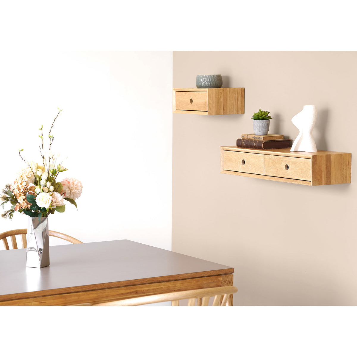 Luzern Wallmounted Chest — Oak
