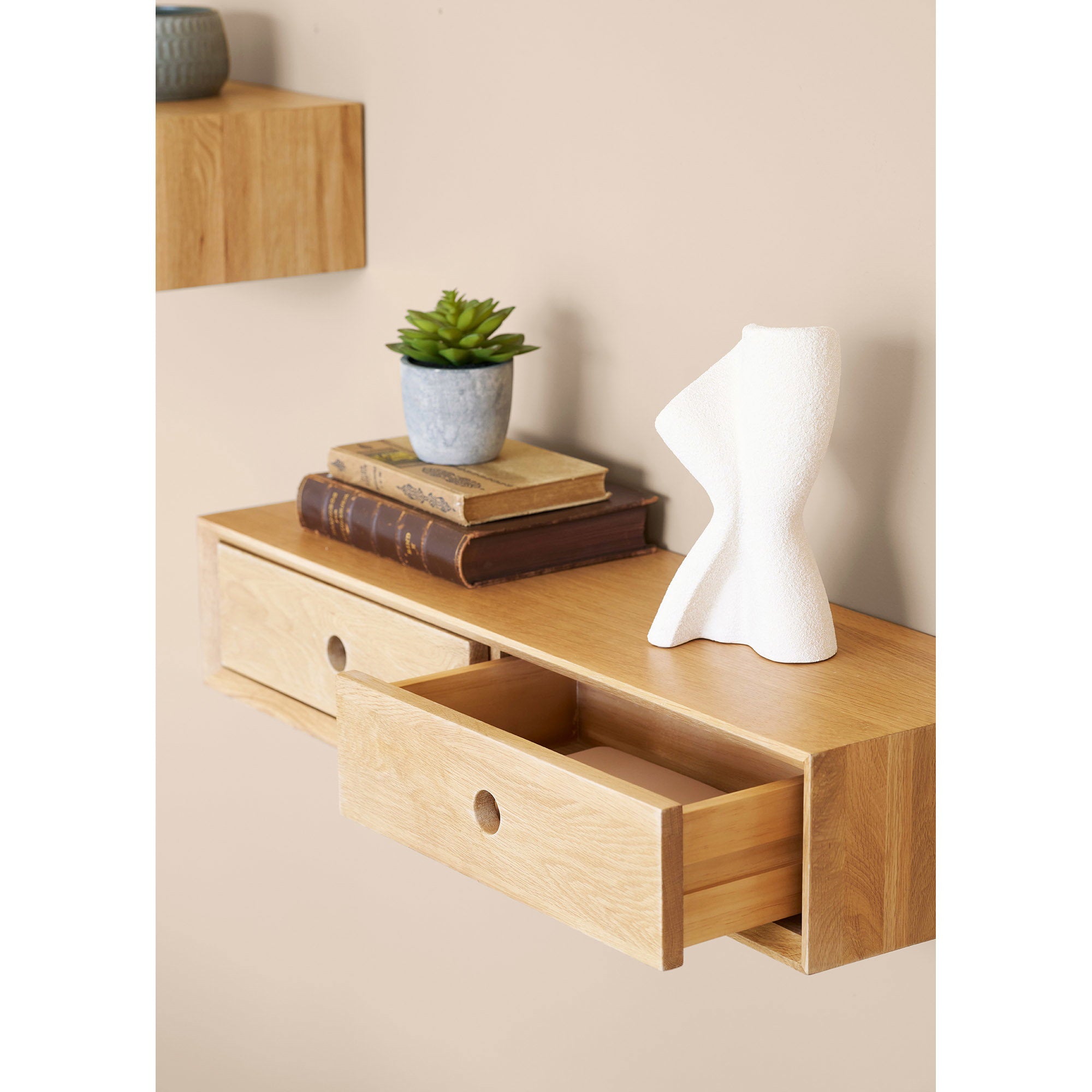 Luzern Wallmounted Chest — Oak