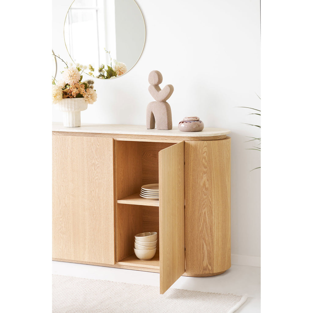 Larvik Sideboard — Nature / Off-white