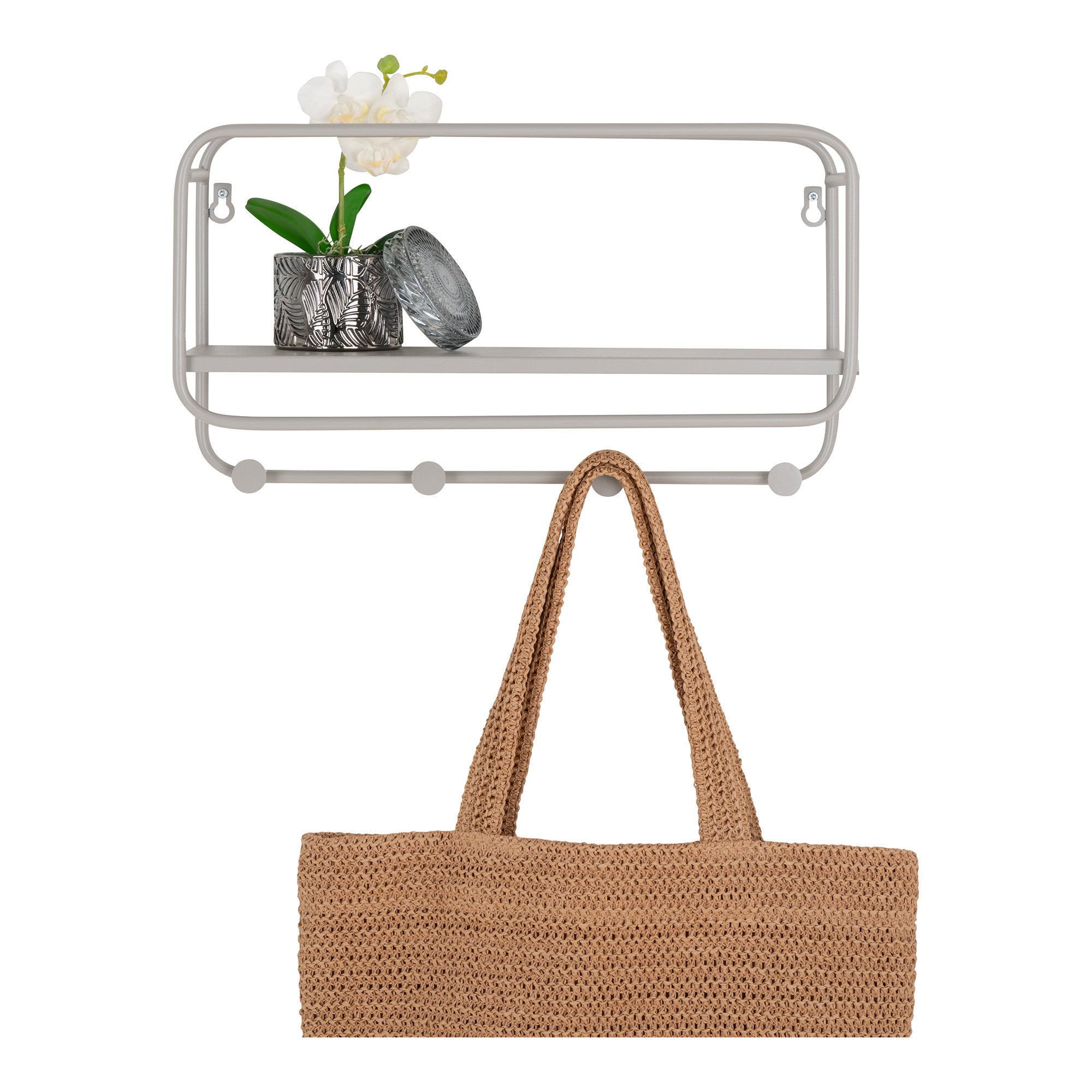 Feira Hat Shelf — Grey