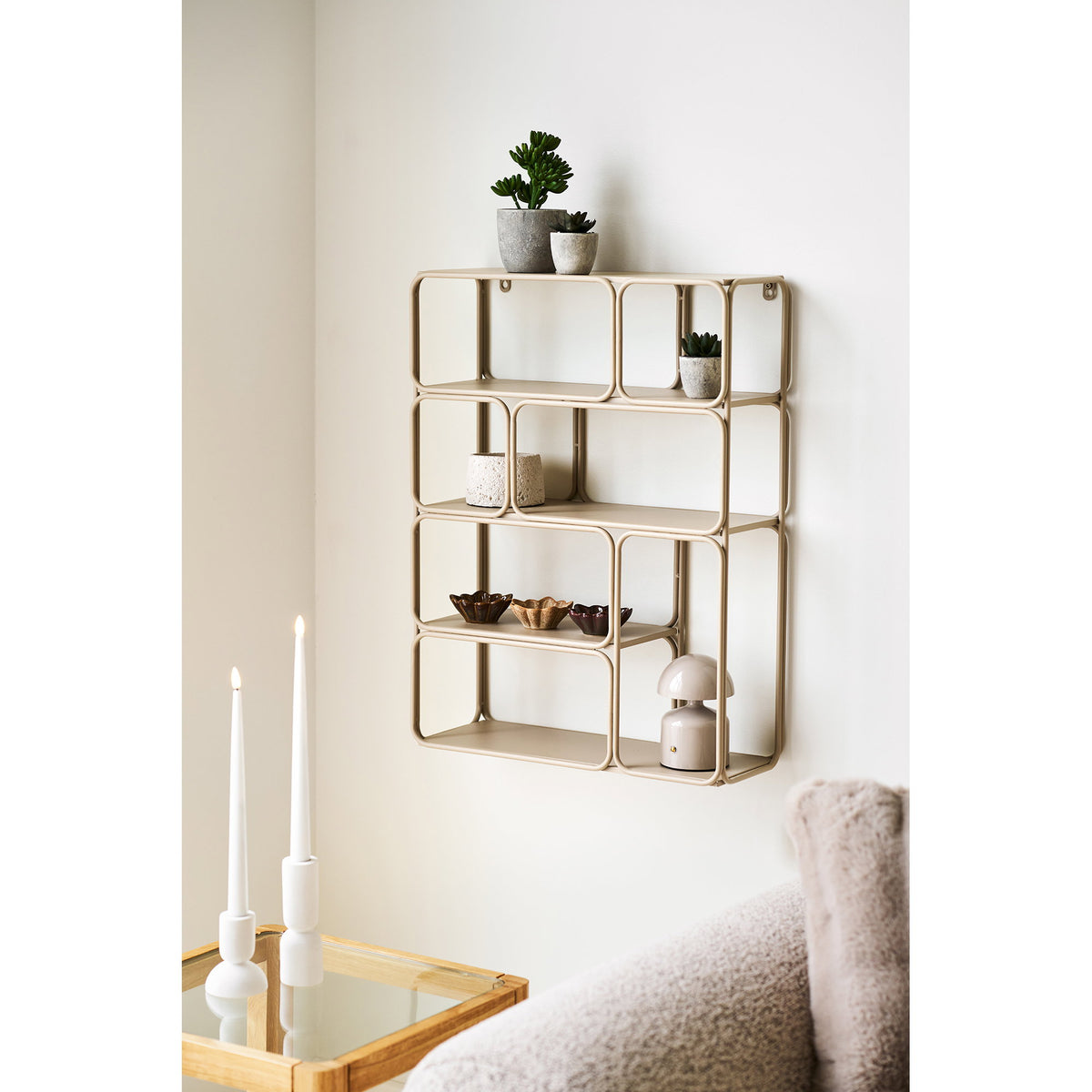 Lanciano Wall Shelf — Beige