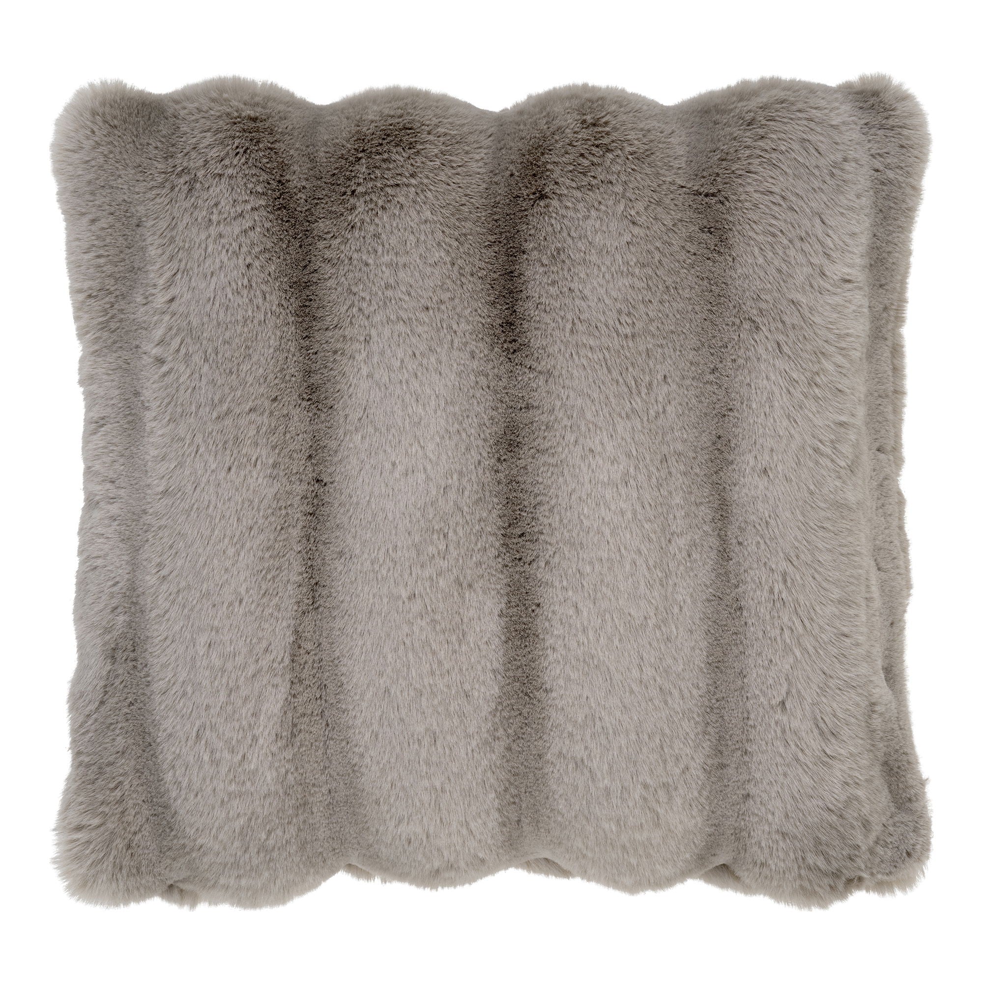 Galena Cushion - Cushion, artificial fur, grey 45x45 cm