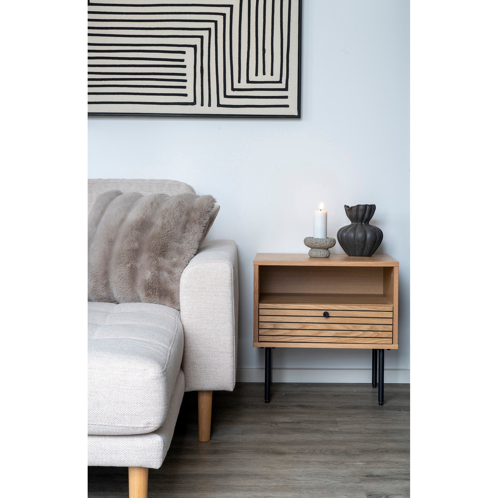 Galena Cushion — Grey
