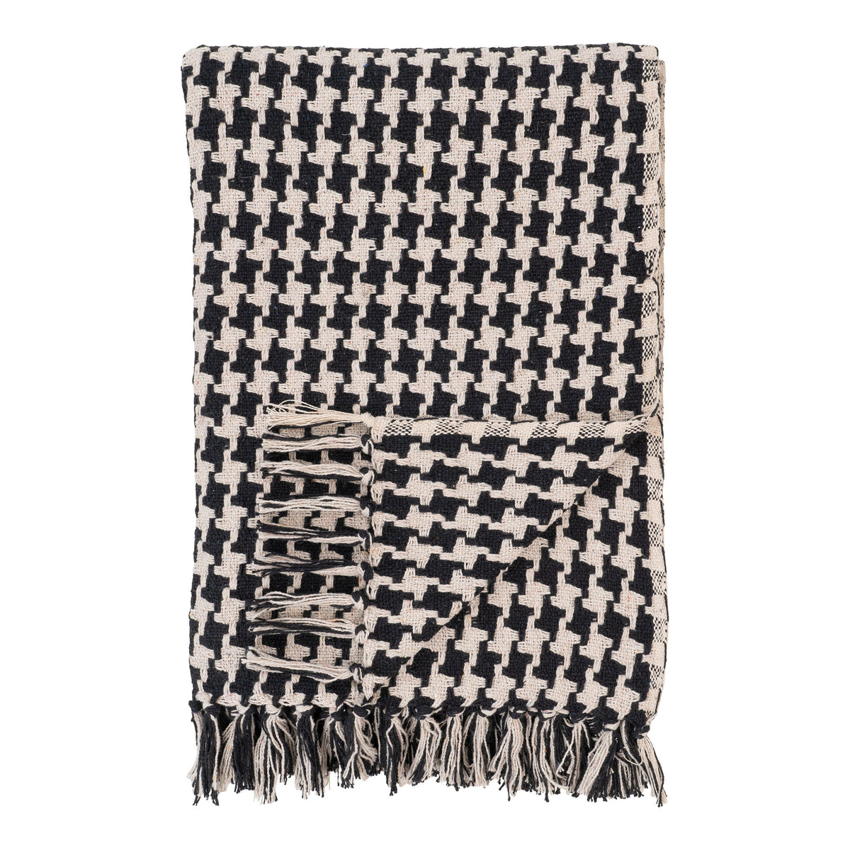 Side Plaid — Black / Beige