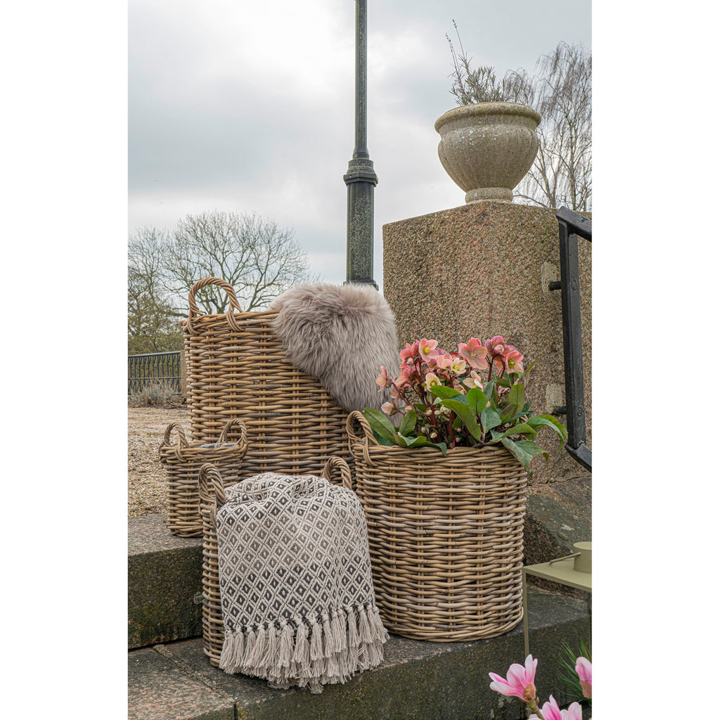 Alanya Plaid - Plaid, brown/beige/white 130x180 cm