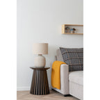 Santos Plaid - Plaid, recycled cotton, ochre 130x170 cm