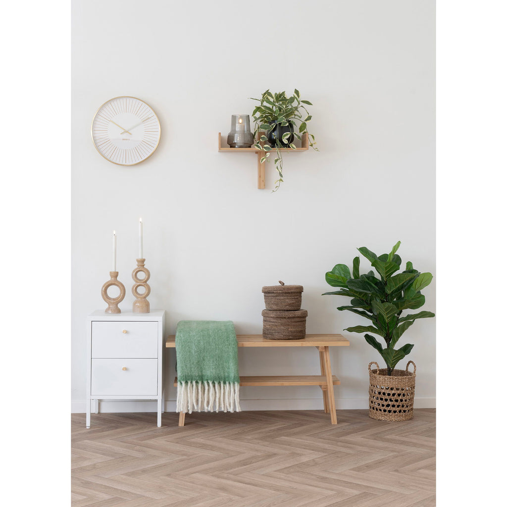 Carmel Plaid - Plaid, wool mix, green 130x170 cm